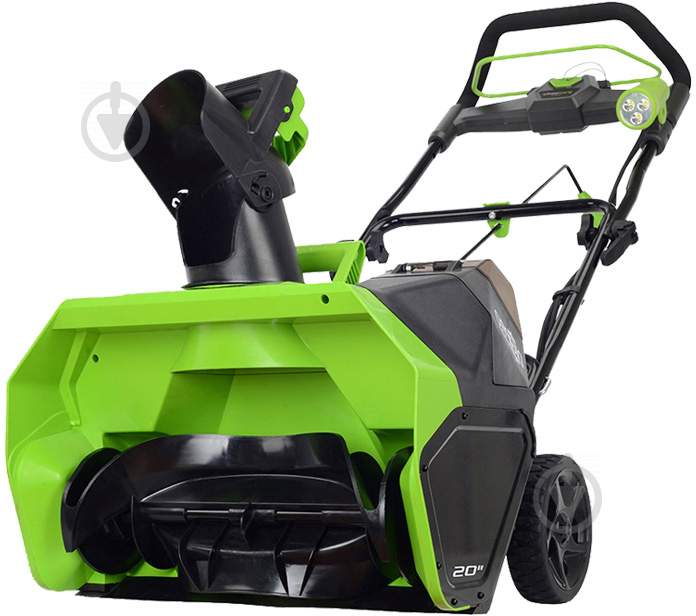 Снегоуборочная машина GreenWorks аккумуляторная GD40SB (с АКБ 4 А·ч и ЗУ) (2600607) - фото 1