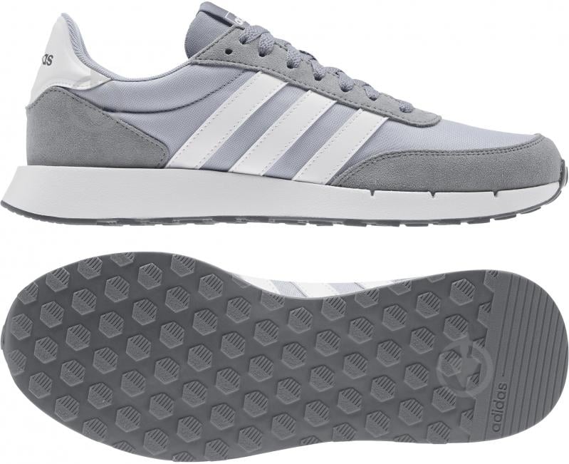 Кросівки чоловічі демісезонні Adidas RUN 60S 2.0 FY5958 р.42 2/3 сірі - фото 6