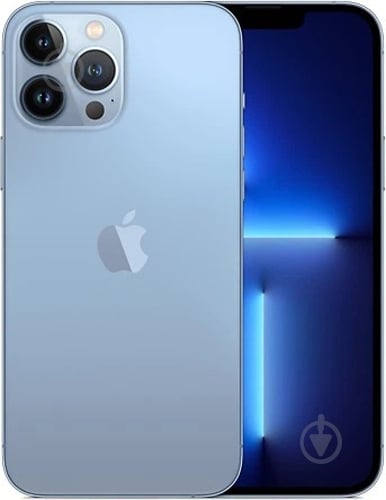 Смартфон Apple iPhone 13 Pro Max (REF A+) 128GB sierra blue (2QMLL93) - фото 2 Смартфон Apple iPhone 13 Pro Max (REF A+) 128GB sierra blue (2QMLL93) - фото 2
