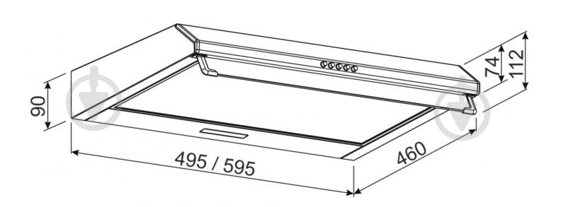 Витяжка Jantar ST I LED 50 BR - фото 8