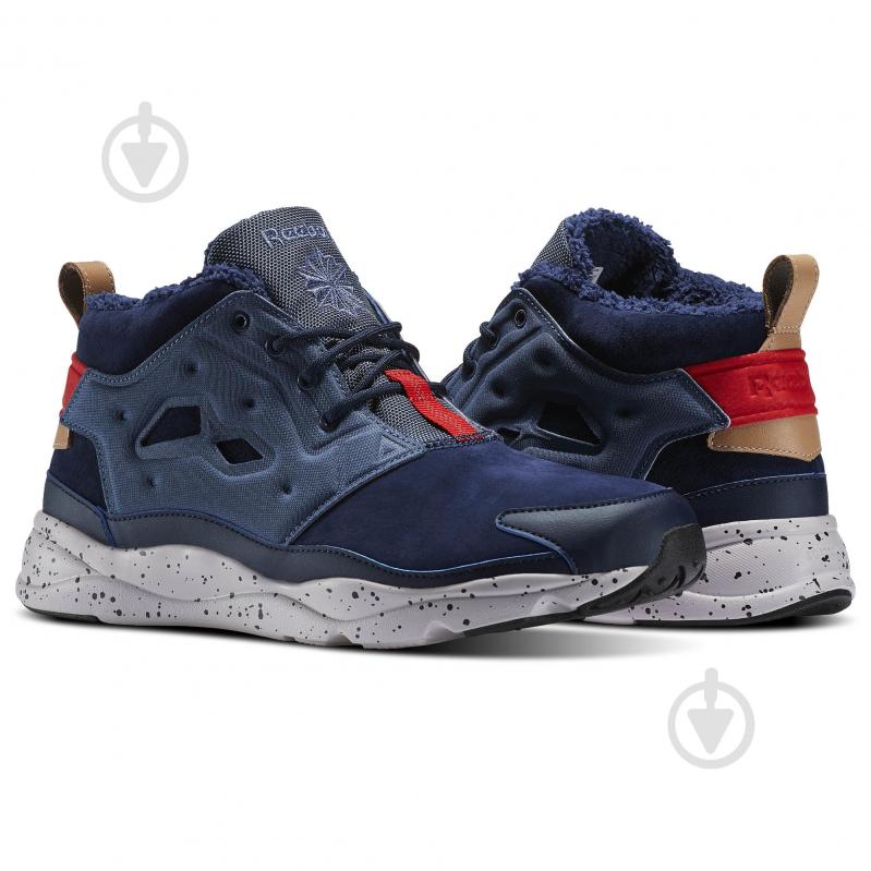 Кроссовки мужские зимние Reebok FURYLITE W CHUKKA BS6554 р.42,5 синие - фото 1
