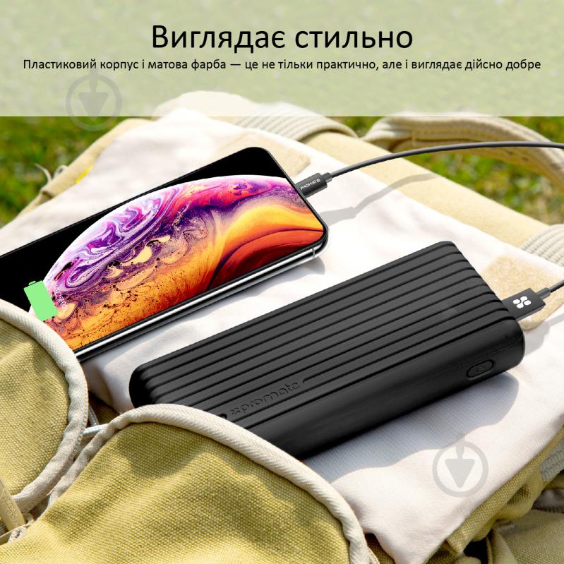 Повербанк Promate 20000 mAh (titan-20c.black) - фото 2