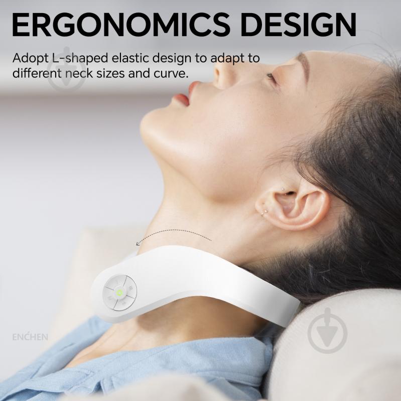 Массажер для шеи ENCHEN Jeeback Neck Massager K1 White - фото 13 Массажер для шеи ENCHEN Jeeback Neck Massager K1 White - фото 13