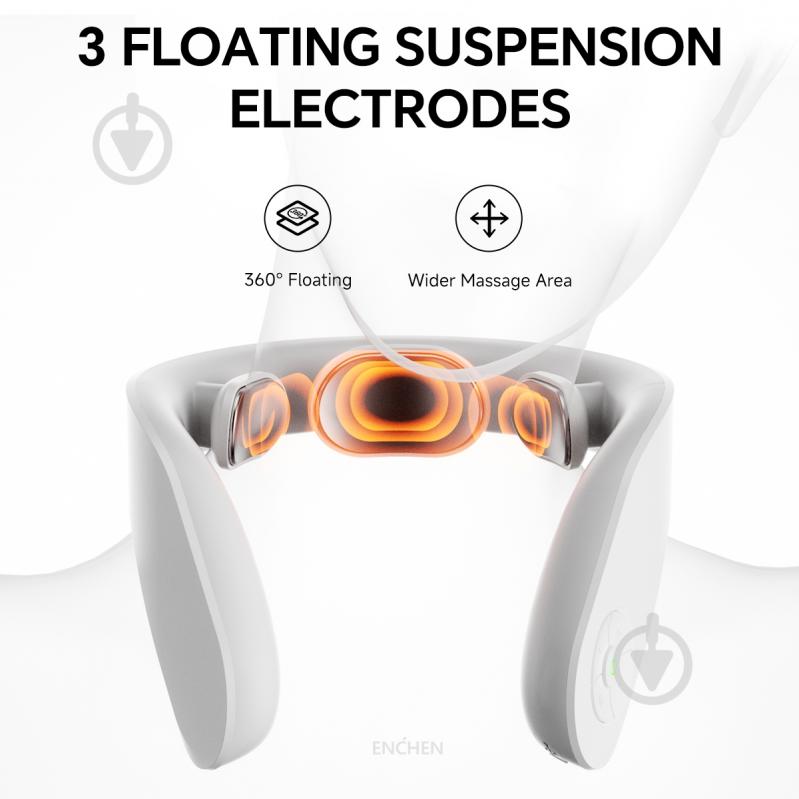 Массажер для шеи ENCHEN Jeeback Neck Massager K1 White - фото 7 Массажер для шеи ENCHEN Jeeback Neck Massager K1 White - фото 7