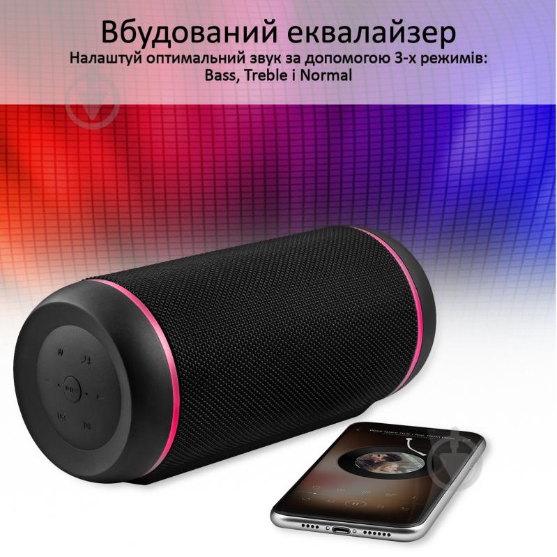 Портативная колонка Promate Silox-Pro 2.0 black (silox-pro.black) - фото 3