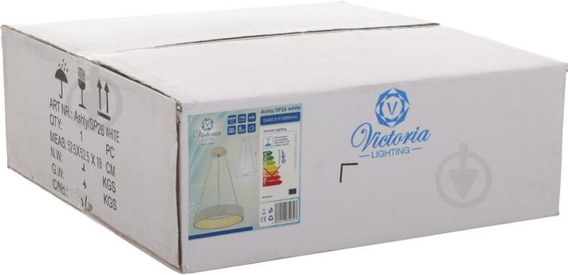 Люстра светодиодная Victoria Lighting 26 Вт белый Ashly/SP26 white - фото 3