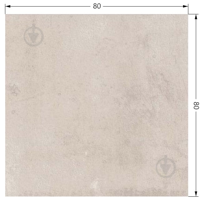 Плитка TABRIZ TILE Jordan Beige Lapato 80x80 - фото 2