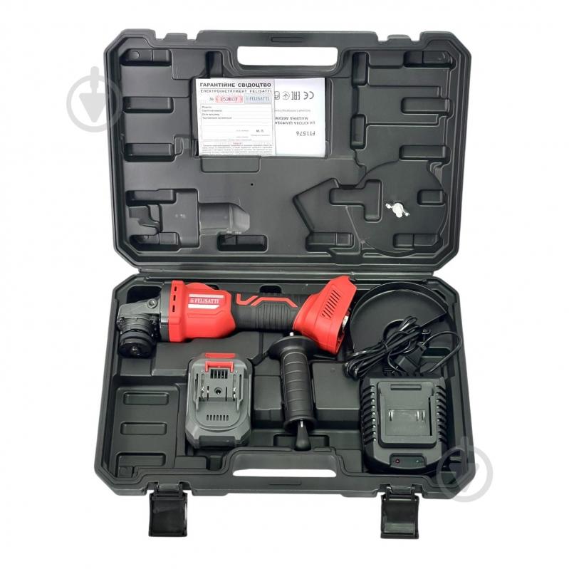 Болгарка (угловая шлифмашина) Felisatti FT15767 3000-8500 об./мин - фото 9