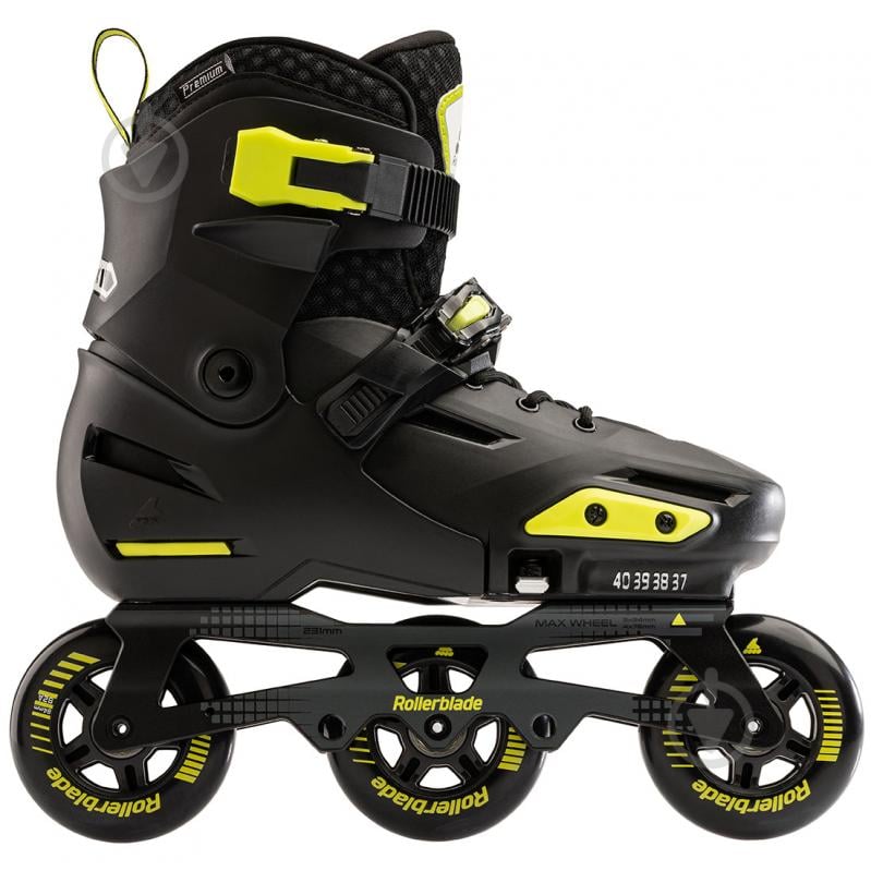 Роликовые коньки Rollerblade Apex 3WD 07221400-1A1 р. 37-40 черный - фото 1