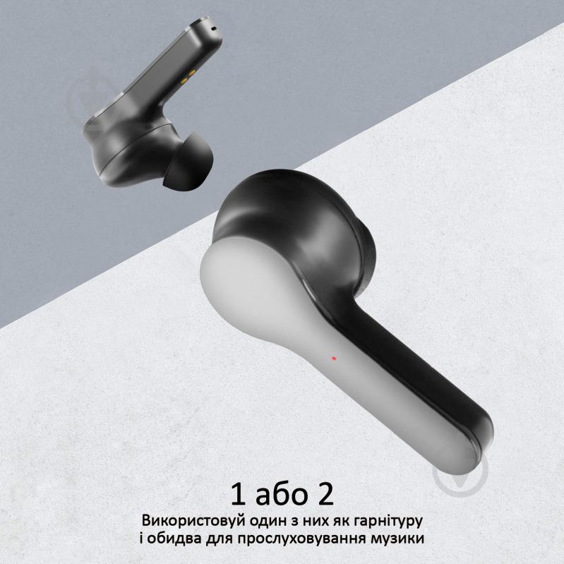 Наушники Promate TrueBlue-4 Bluetooth 5 IPX5 black (trueblue-4.black) - фото 8