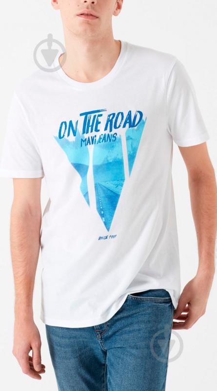 Футболка Mavi ROAD PRINTED TEE 065975-620 р.L білий - фото 3 Футболка Mavi ROAD PRINTED TEE 065975-620 р.L білий - фото 3