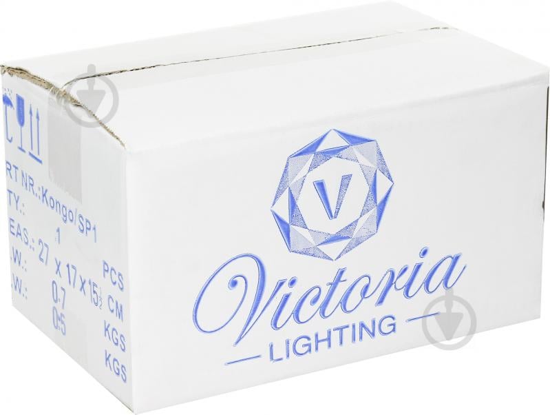 Подвес Victoria Lighting Kongo/SP1 1x60 Вт E27 хром Kongo/SP1 - фото 4