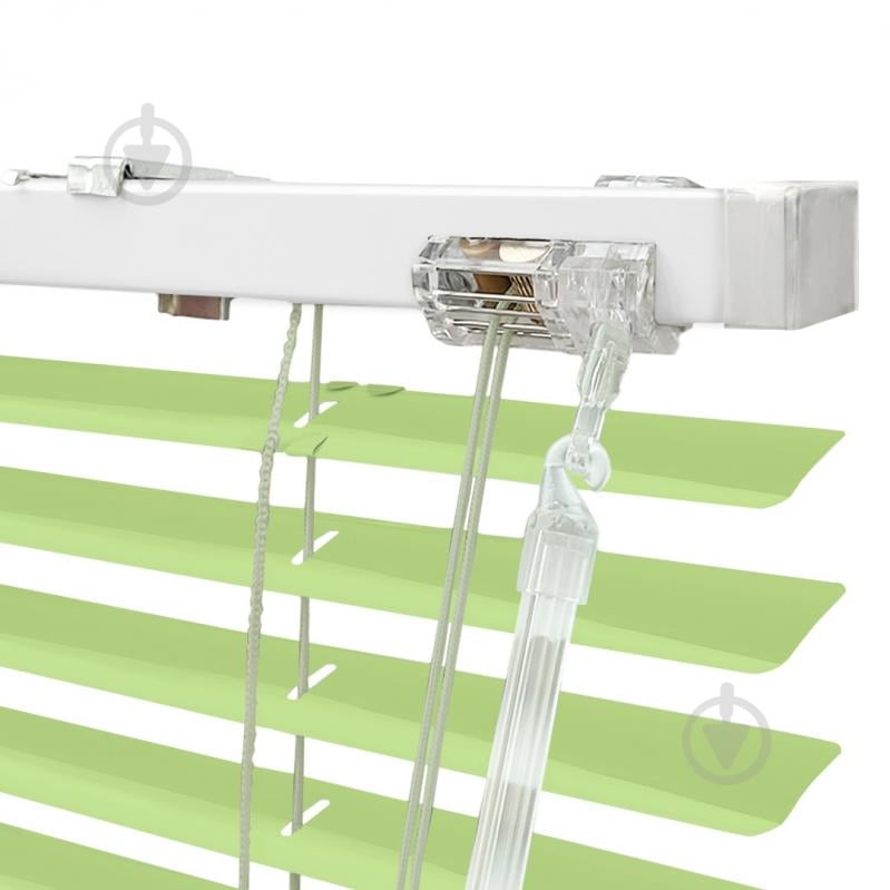 Жалюзі Rollotex алюмінієві горизонтальні з фіксацією 85х120 см Світло-салатові глянцеві - фото 3 Жалюзі Rollotex алюмінієві горизонтальні з фіксацією 85х120 см Світло-салатові глянцеві - фото 3