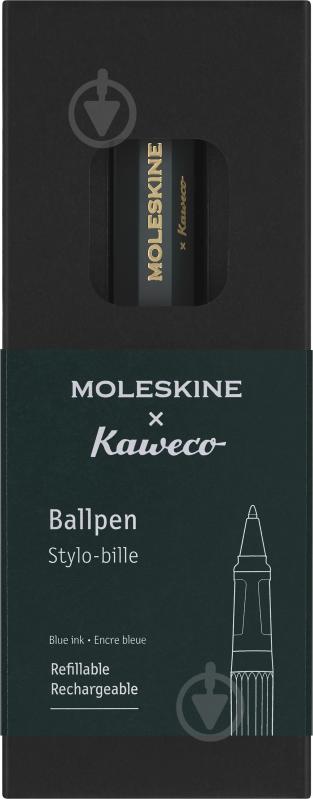 Ручка шариковая Moleskine Kaweco Зеленая - фото 2 Ручка шариковая Moleskine Kaweco Зеленая - фото 2