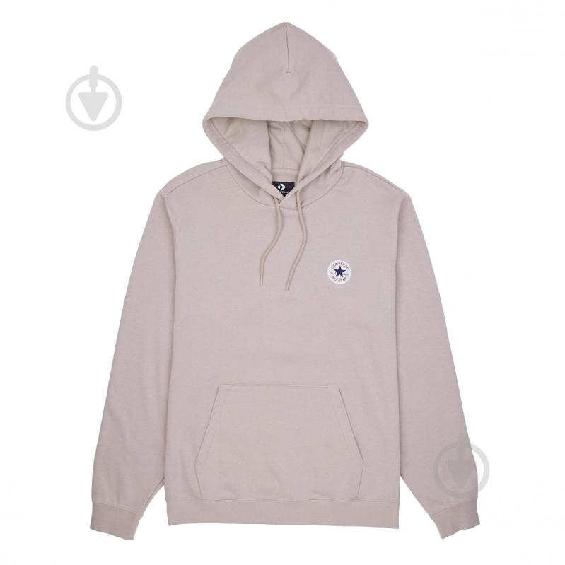 Худі Converse STANDARD FIT CORE CHUCK PATCH HOODIE FT 10026983-251 р.S бежевий - фото 1