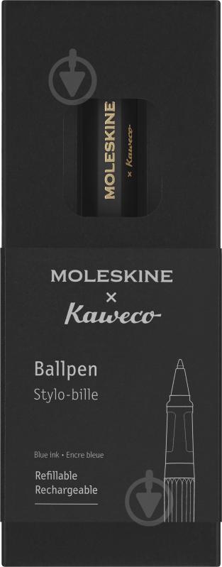 Ручка кулькова Moleskine Kaweco Чорна - фото 2 Ручка кулькова Moleskine Kaweco Чорна - фото 2