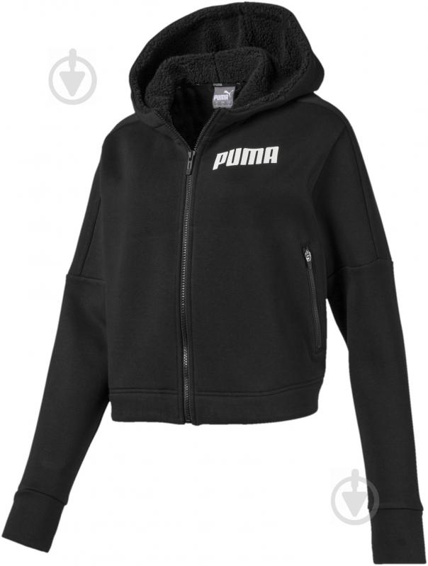 Джемпер Puma NU-TILITY FZ Hoody 58010001 р. XS чорний - фото 2