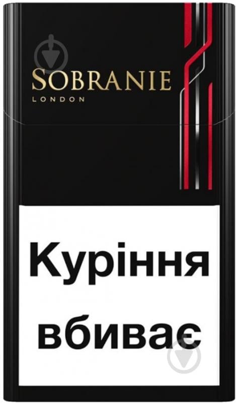 Сигарети Sobranie Refine Black (4820000538183) - фото 1