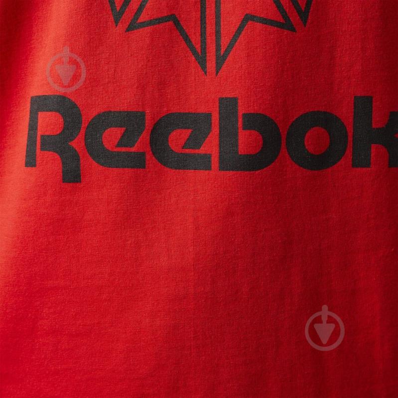 Футболка Reebok F GR TEE BQ3492 р.L червоний - фото 3