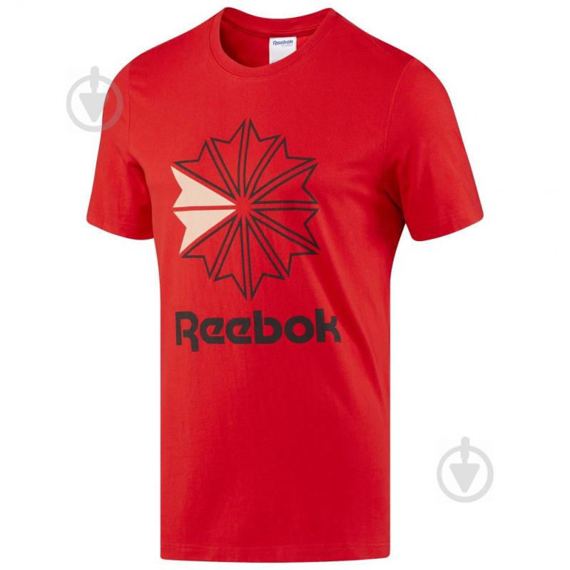 Футболка Reebok F GR TEE BQ3492 р.L червоний - фото 6