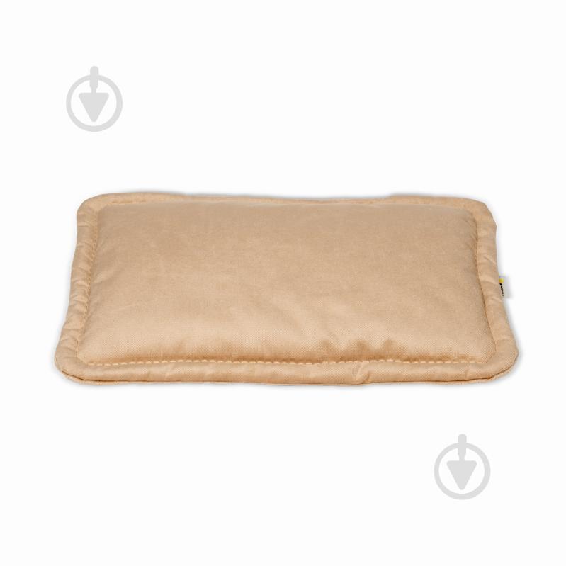 Лежак PETBED Слим XS 50х35 см h-3 см велюр бежевый - фото 1 Лежак PETBED Слим XS 50х35 см h-3 см велюр бежевый - фото 1