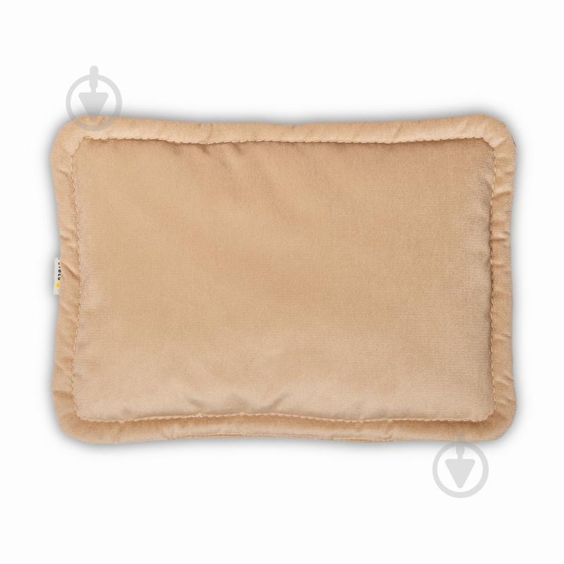 Лежак PETBED Слим XS 50х35 см h-3 см велюр бежевый - фото 3 Лежак PETBED Слим XS 50х35 см h-3 см велюр бежевый - фото 3