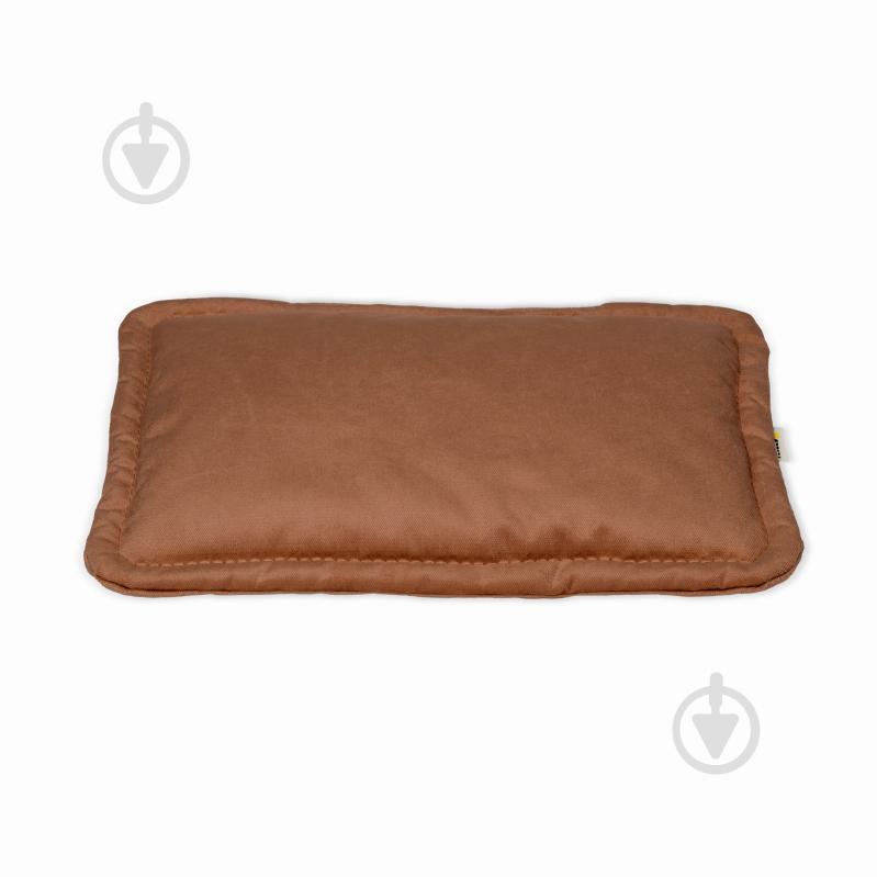 Лежак PETBED Слим XS 50х35 см h-3 см велюр коричневый - фото 1