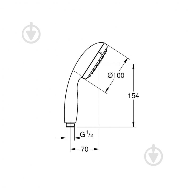 Лейка для душа Grohe Tempesta 100 27923001 - фото 2