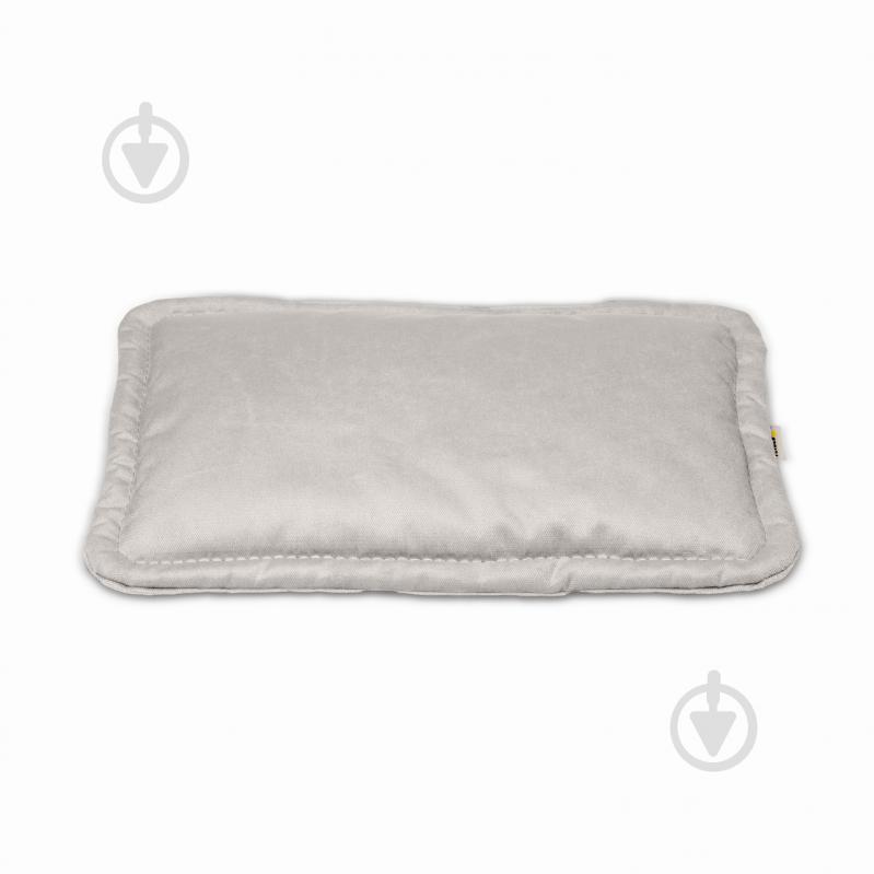 Лежак PETBED Слим XS 50х35 см h-3 см велюр серый - фото 1