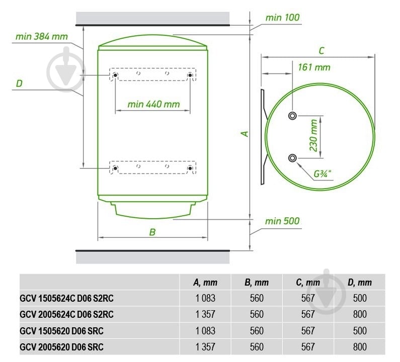 Бойлер Tesy GCV 2005624C D06 S2RC - фото 3