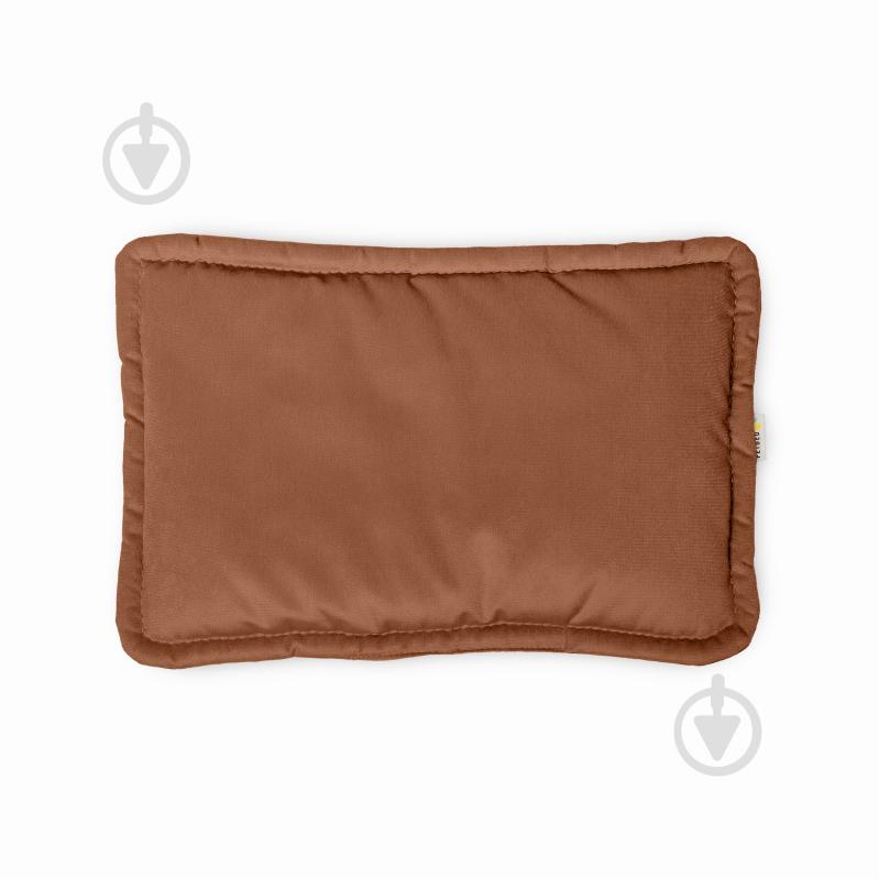 Лежак PETBED Слим S 60х40 см h-3 см велюр коричневый - фото 3