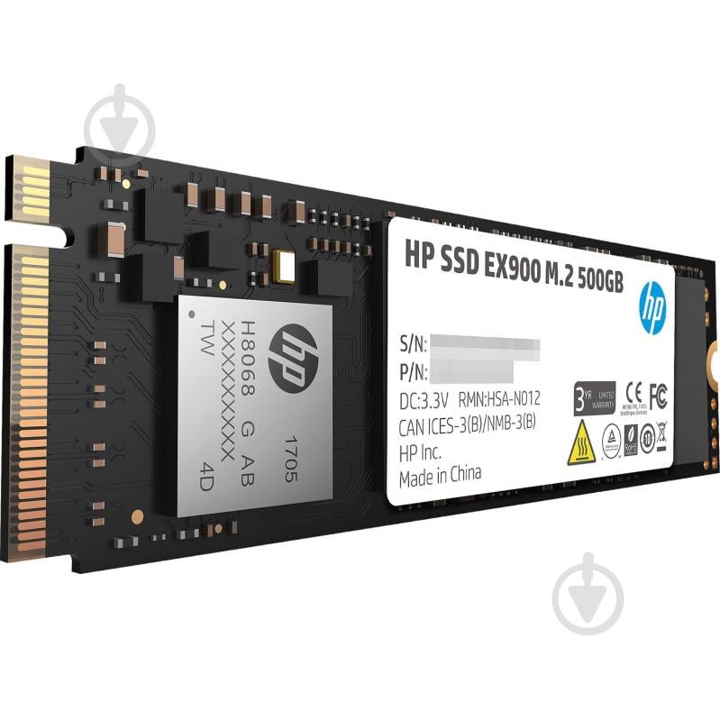 SSD-накопитель HP 500GB M.2 PCI Express 3.0 x4 3D NAND (2YY44AA) - фото 2