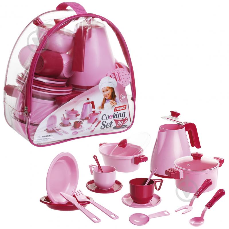 Набір дитячого посуду ЮНІКА Cooking Set (39 предметів) 71764 - фото 1