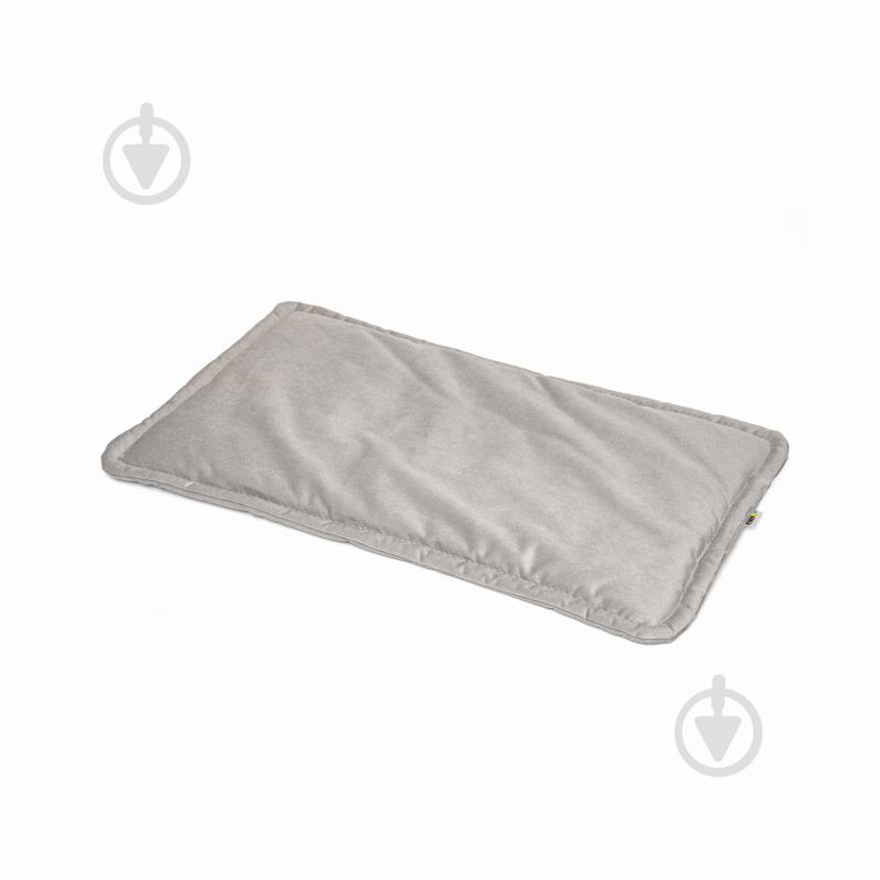 Лежак PETBED Слим М 70х50см h-3см велюр серый - фото 2 Лежак PETBED Слим М 70х50см h-3см велюр серый - фото 2