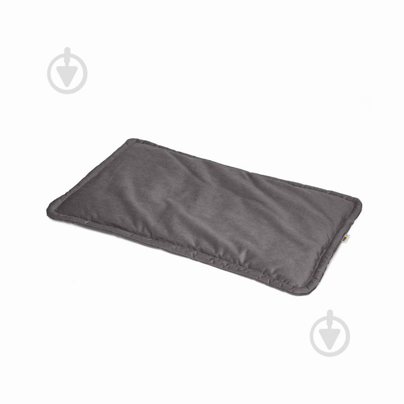 Лежак PETBED Слим М 70х50 см h-3 см велюр темно-серый - фото 2 Лежак PETBED Слим М 70х50 см h-3 см велюр темно-серый - фото 2
