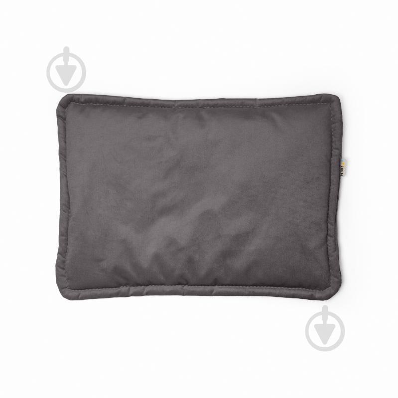 Лежак PETBED Слим М 70х50 см h-3 см велюр темно-серый - фото 3 Лежак PETBED Слим М 70х50 см h-3 см велюр темно-серый - фото 3