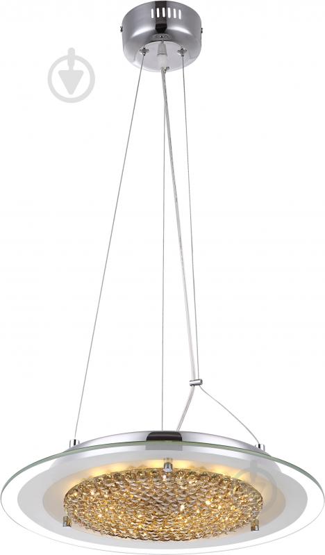 Люстра світлодіодна Globo Lionel LED 1x18 Вт хром 15626 - фото 1 Люстра світлодіодна Globo Lionel LED 1x18 Вт хром 15626 - фото 1