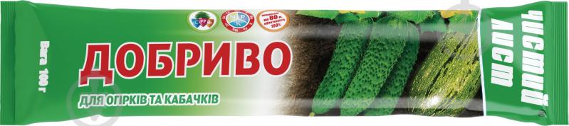 Удобрение кристаллическое Чистий Лист для огурцов и кабачков 100 г - фото 2