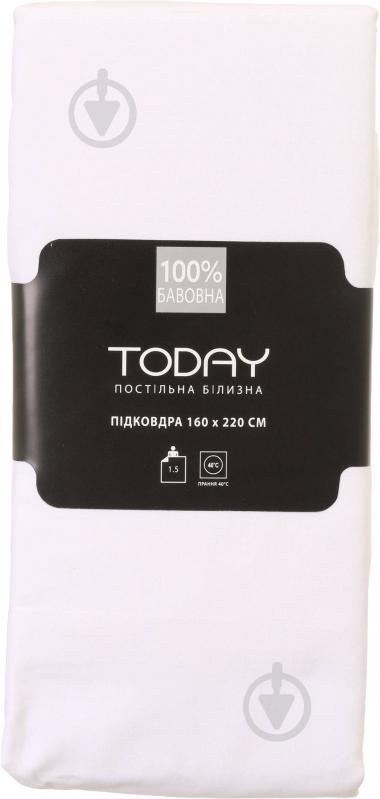 Пододеяльник 1,5 160x220 см молочный Today - фото 3