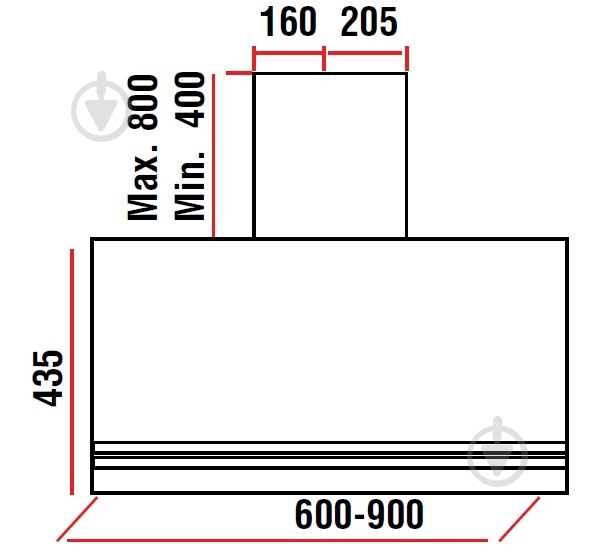 Вытяжка Grifon GR SL SMS 60 BL - фото 9 Вытяжка Grifon GR SL SMS 60 BL - фото 9