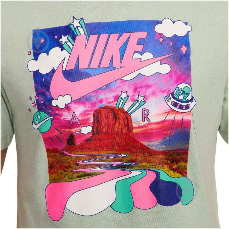 Футболка Nike HJ5468-005 р.M зеленый - фото 5