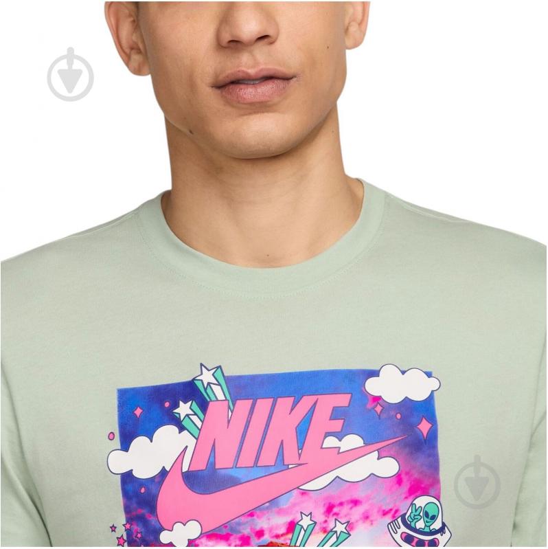 Футболка Nike HJ5468-005 р.M зеленый - фото 4