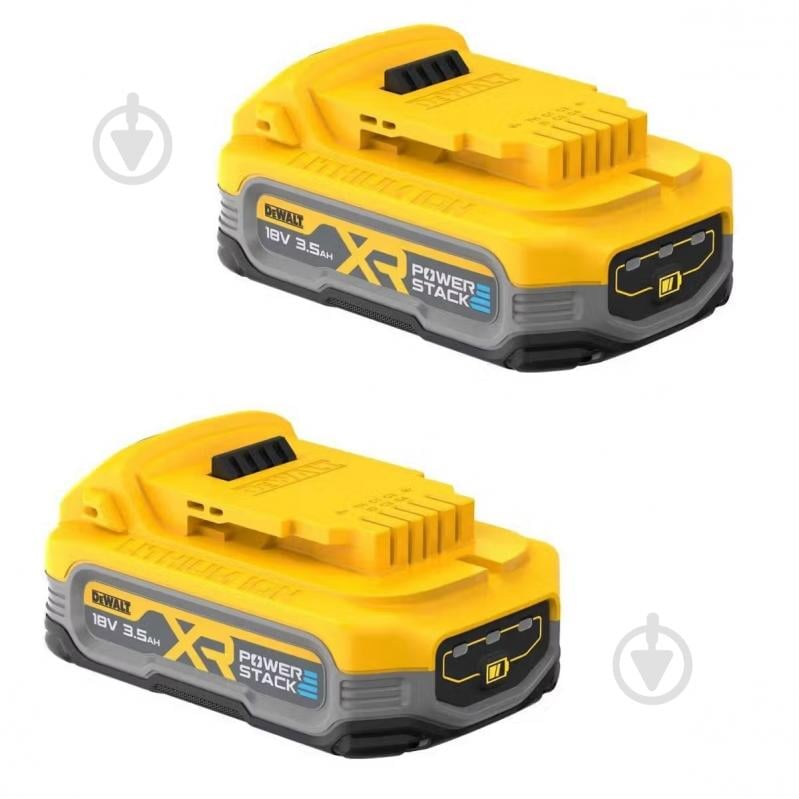 Набір акумуляторів DeWalt 18,0V 3,5Ah DCBP318S2 - фото 1