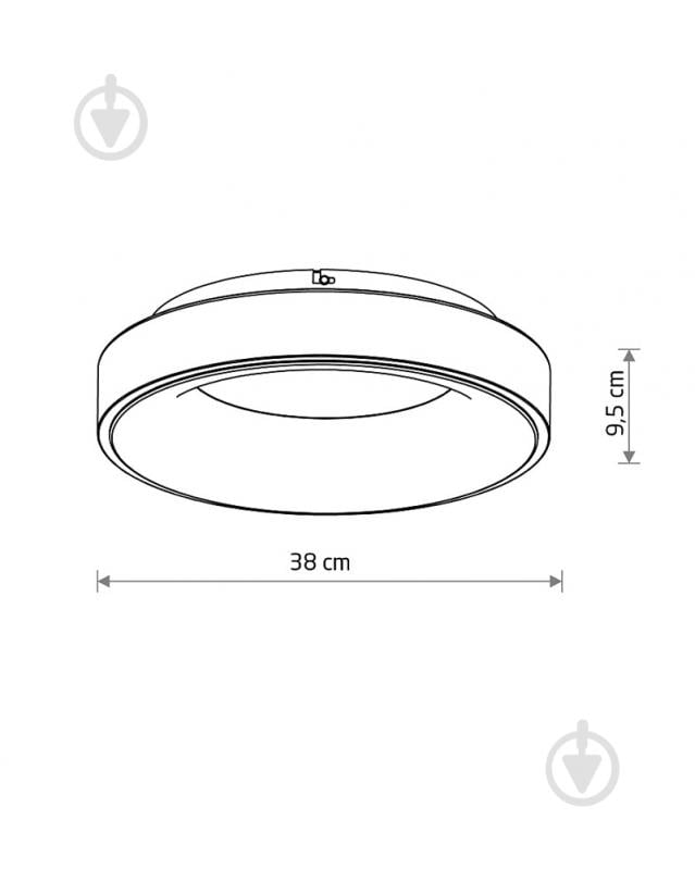 Світильник стельовий Nowodvorski Nikki Round 32 Вт білий 4000 К 11203 - фото 5