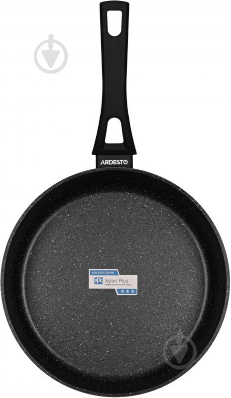 Сковорода з кришкою глибока Gemini Livorno 26 см алюміній чорний (AR1226A) Ardesto - фото 4