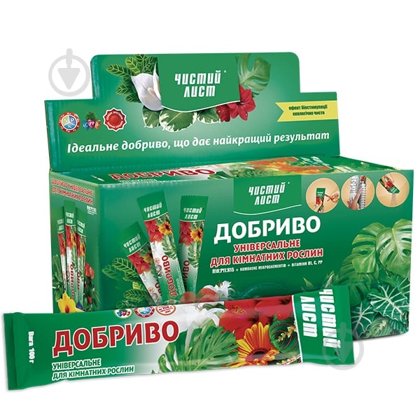 Добриво кристалічне Чистий Лист Універсальне для кімнатних рослин 100 г - фото 1