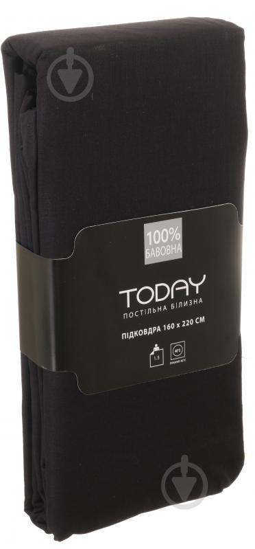 Пододеяльник 1,5 160x220 см антрацит Today - фото 4 Пододеяльник 1,5 160x220 см антрацит Today - фото 4