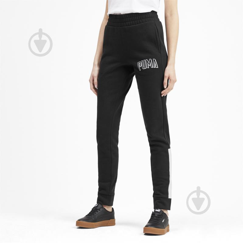 Брюки Puma Athletics Pants FL 58013901 р. XS черный - фото 1 Брюки Puma Athletics Pants FL 58013901 р. XS черный - фото 1