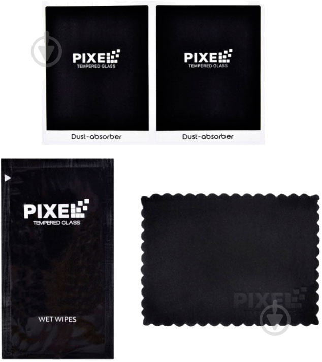 Защитное стекло PIXEL TEMPERED GLASS Full screen для iPhone 7 Plus/8 Plus черный белый - фото 3