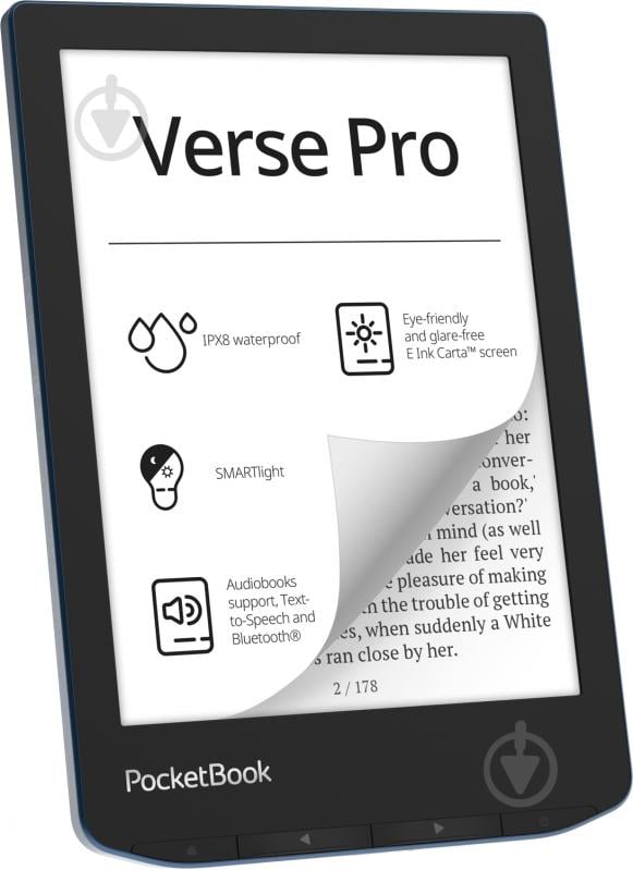 Електронна книга PocketBook Verse Pro Azure dark blue (PB634-A-CIS) - фото 2